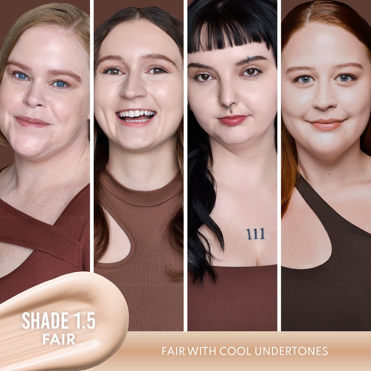 Yummy Skin Serum Skin Tint Foundation with Peptides + Ceramide